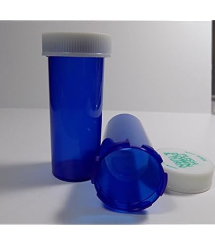 Amazon.com: Plastic Prescription Cobalt Blue Vials/Bottles 25 Pack